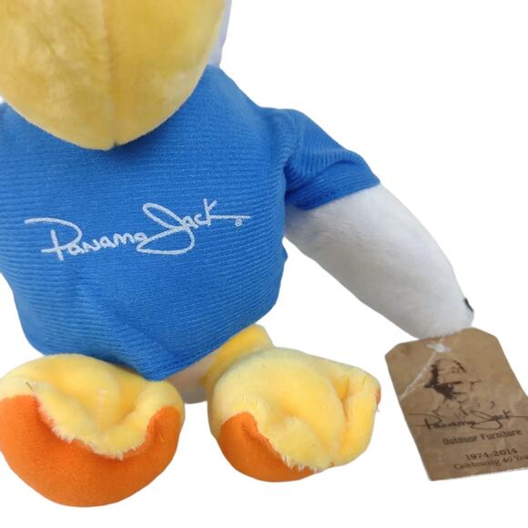 2014 NWT Panama Jack 10" Pelican Bird Stuffed Animal Plush Toy w/ Hat & Shirt - Picture 4 of 10